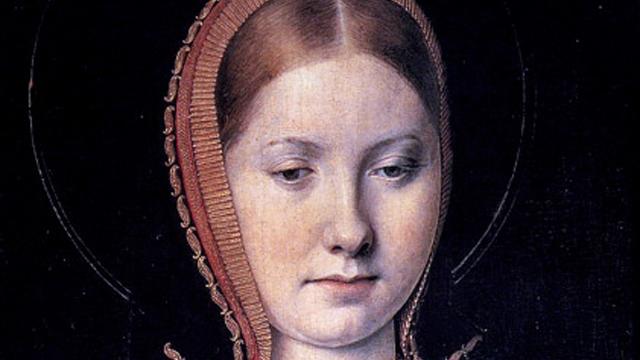 A portrait of a princess, presumably (And I'm assuming proven) to be of Catherine of Aragon. 